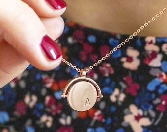 Personalised spinner necklace