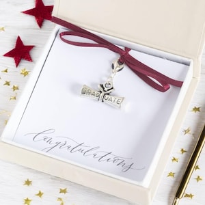 Graduation keepsake charm
