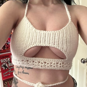 Crochet crop top