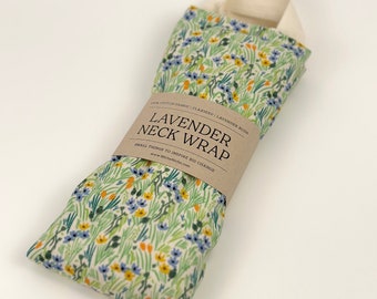 Lavender Neck Wrap | Rifle Paper Co | Iris on Cream