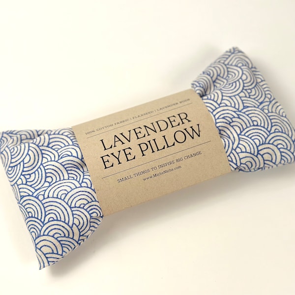 Lavender Eye Pillow with Washable Cover | Gift for Mom