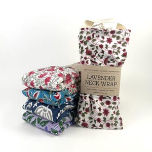 Lavender Neck Wrap | Indian Block Print Collection