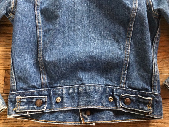 Vintage 1960s Levi's Orange Tag Big 'E' Type 3 Denim Trucker