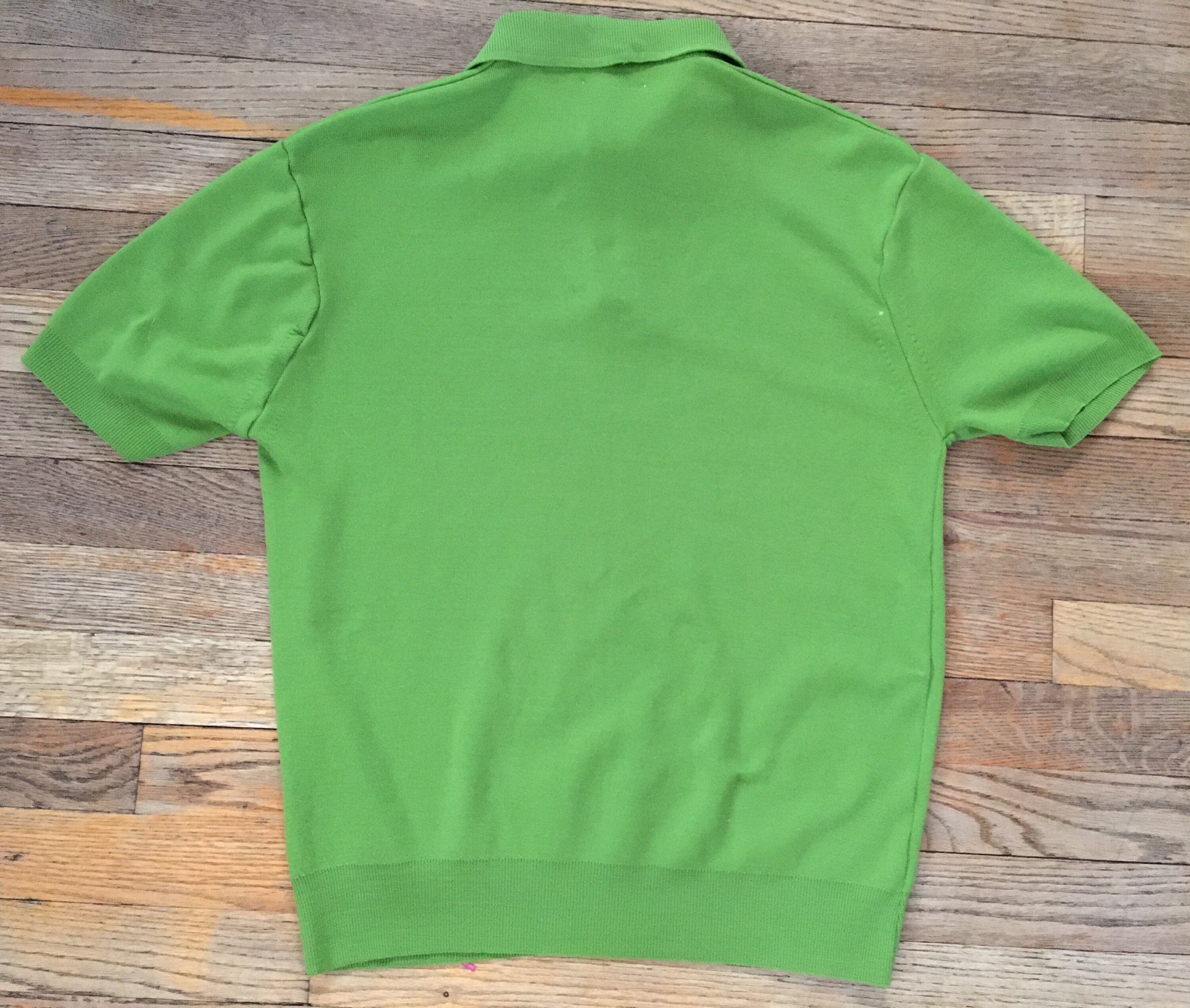 豪華で新しい Vintage 60s Small Men's Chartreuse, Jaclee, by Polo Lon Ban その他観葉植物