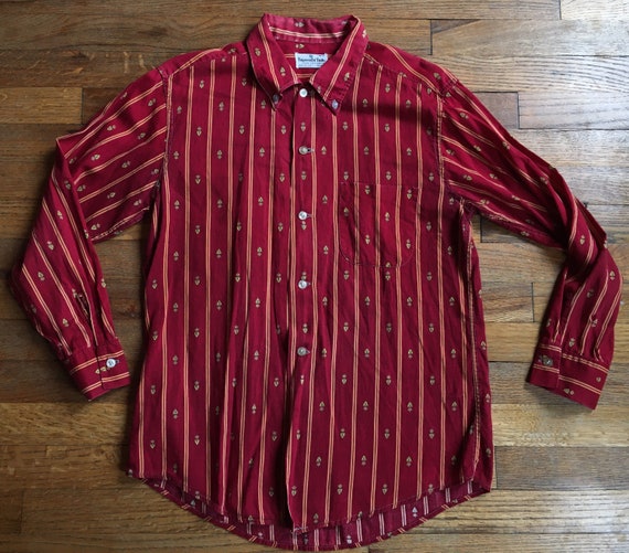 Vintage 1950s Tapered’n’Tails Red Long Sleeve Men… - image 2