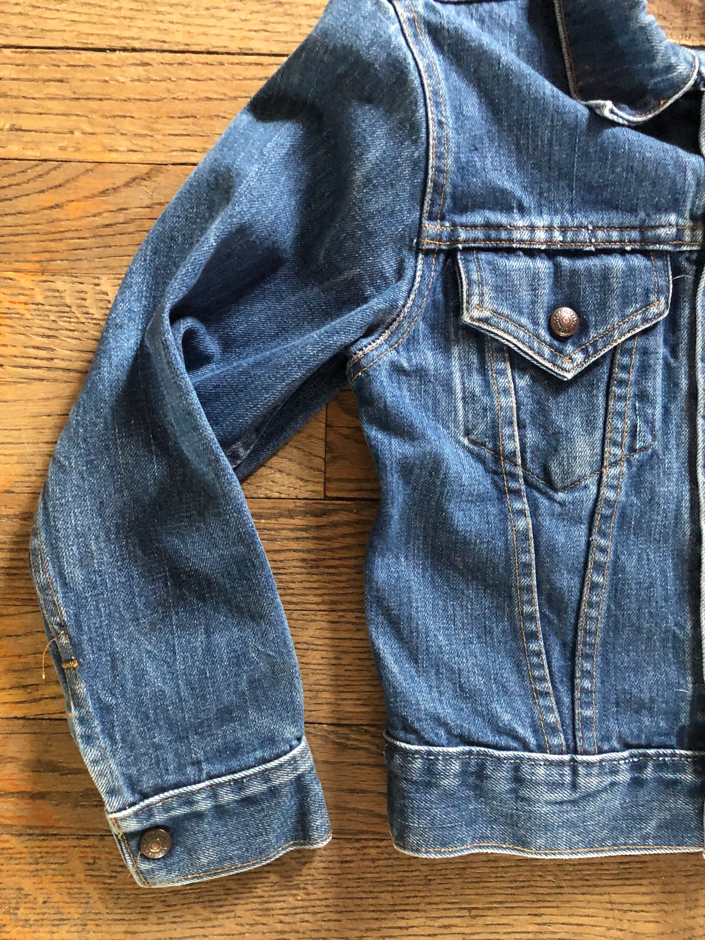 2点セットLevi's 60s BIGE、50's Wrangler 11MWZ Vintage 1960s Levi's Orange Tag Big 'E' Type 3 Denim Trucker