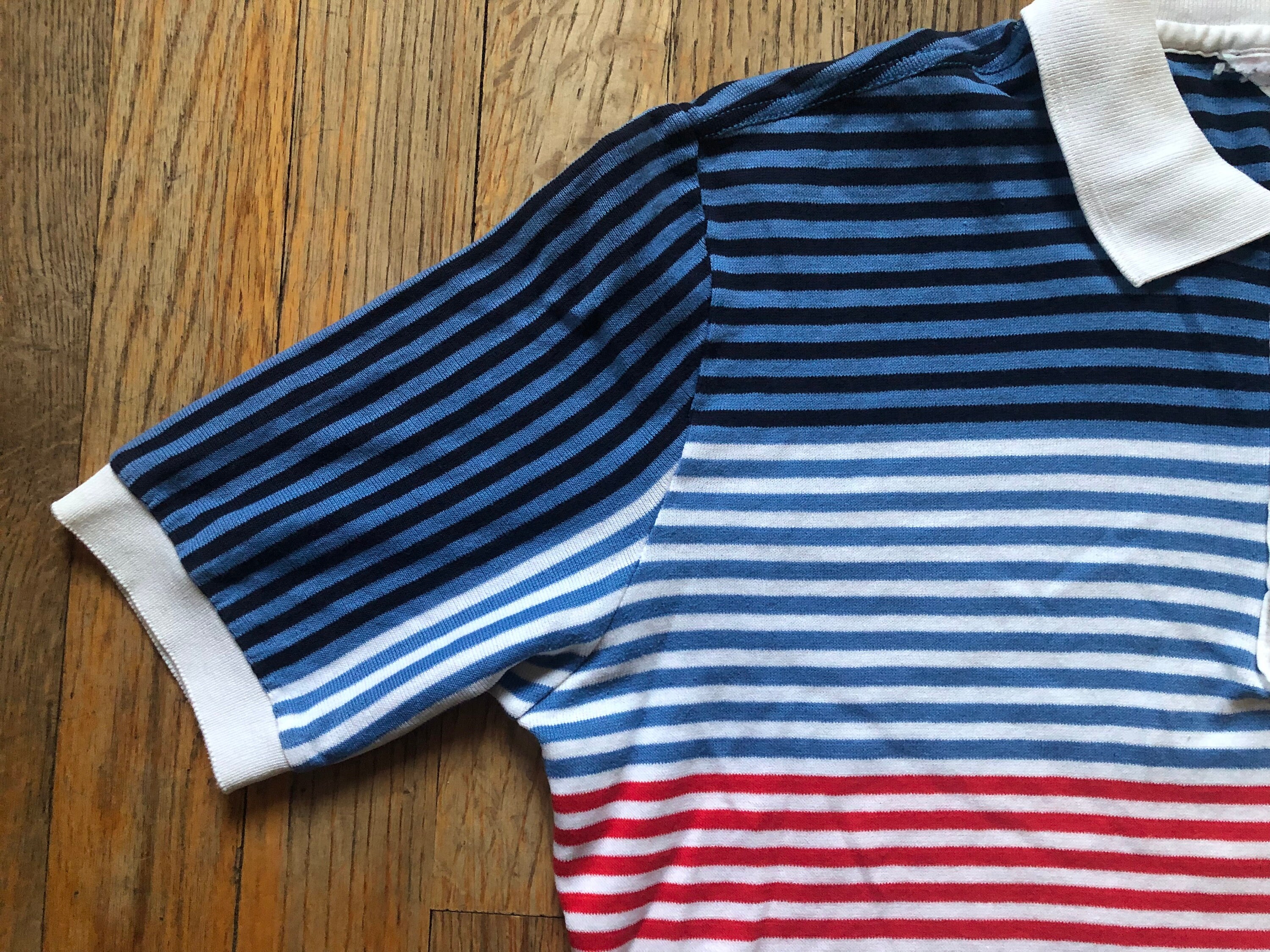 【80s used】フィラ ボルグ テニス ポロシャツ 薄水色〈usa42〉 80s used】フィラ ボルグ テニス ポロシャツ 薄水色〈usa42〉