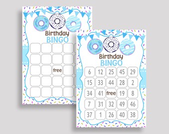 donut bingo etsy