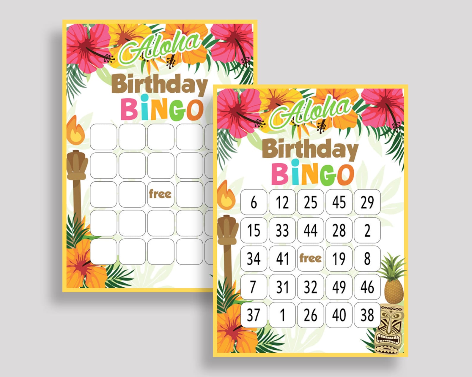 hawaii-bingo-cards-luau-bingo-game-hawaii-birthday-bingo-cards-rainbow