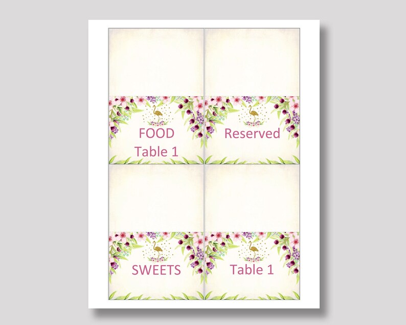 Party Foldable Food Tent Girl diy birthday P3SIV Flamingo Birthday Party Food Tent Glitter Food Table Labels Gold Green Event Tent Cards