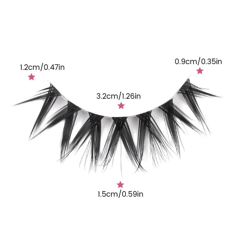 Kumiko Handmade Lashes 3-styles False Eyelashes Manhua, Cat Eye, Manga ...
