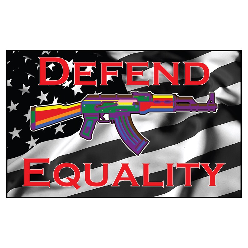 Defend Equality Flag Decal Sticker and Magnet - Etsy
