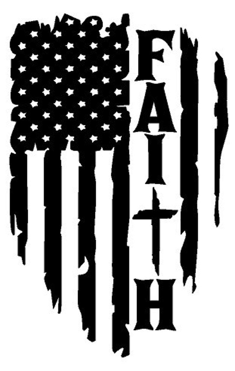 Faith Vinyl Car Decal Sticker Etsy