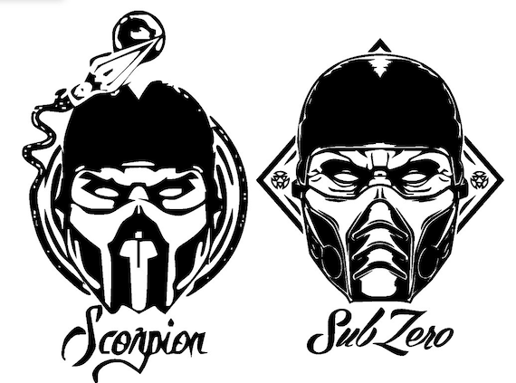 Mortal Kombat vinyl decal Mortal Kombat vinyl decal