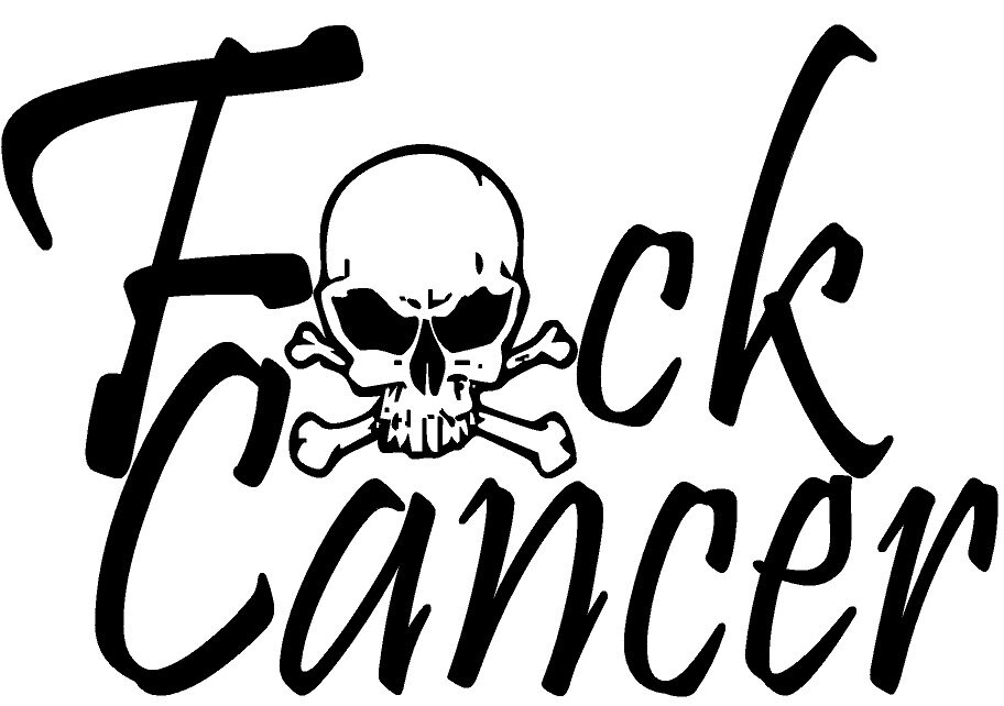 F Cancer Decal Sticker Vinyl Car Decal Sticker Etsy