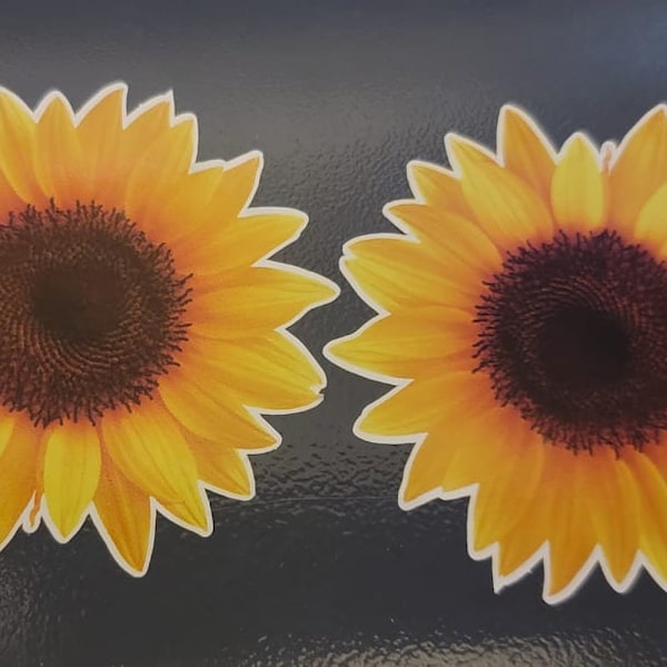 Sunflower Magnets and Decal stickers!