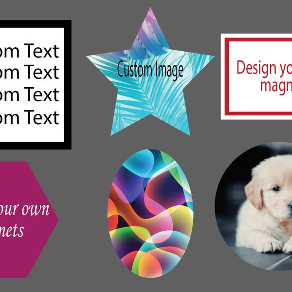 Bulk Custom Vinyl Magnets - Etsy