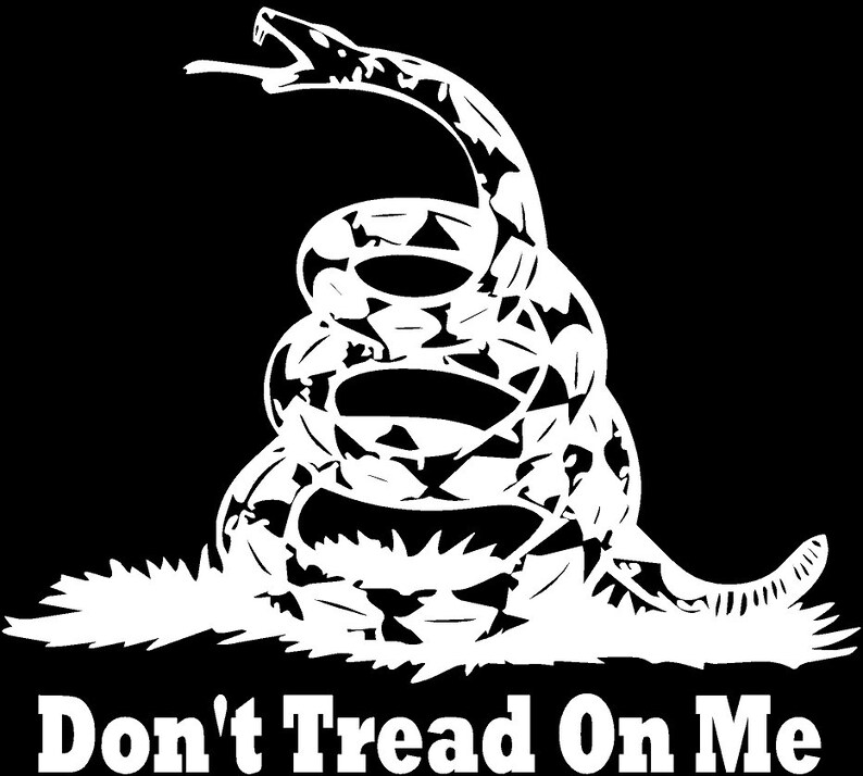 Don/'t Tread On Me Decal