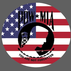 POW MIA Car Decal Stickers