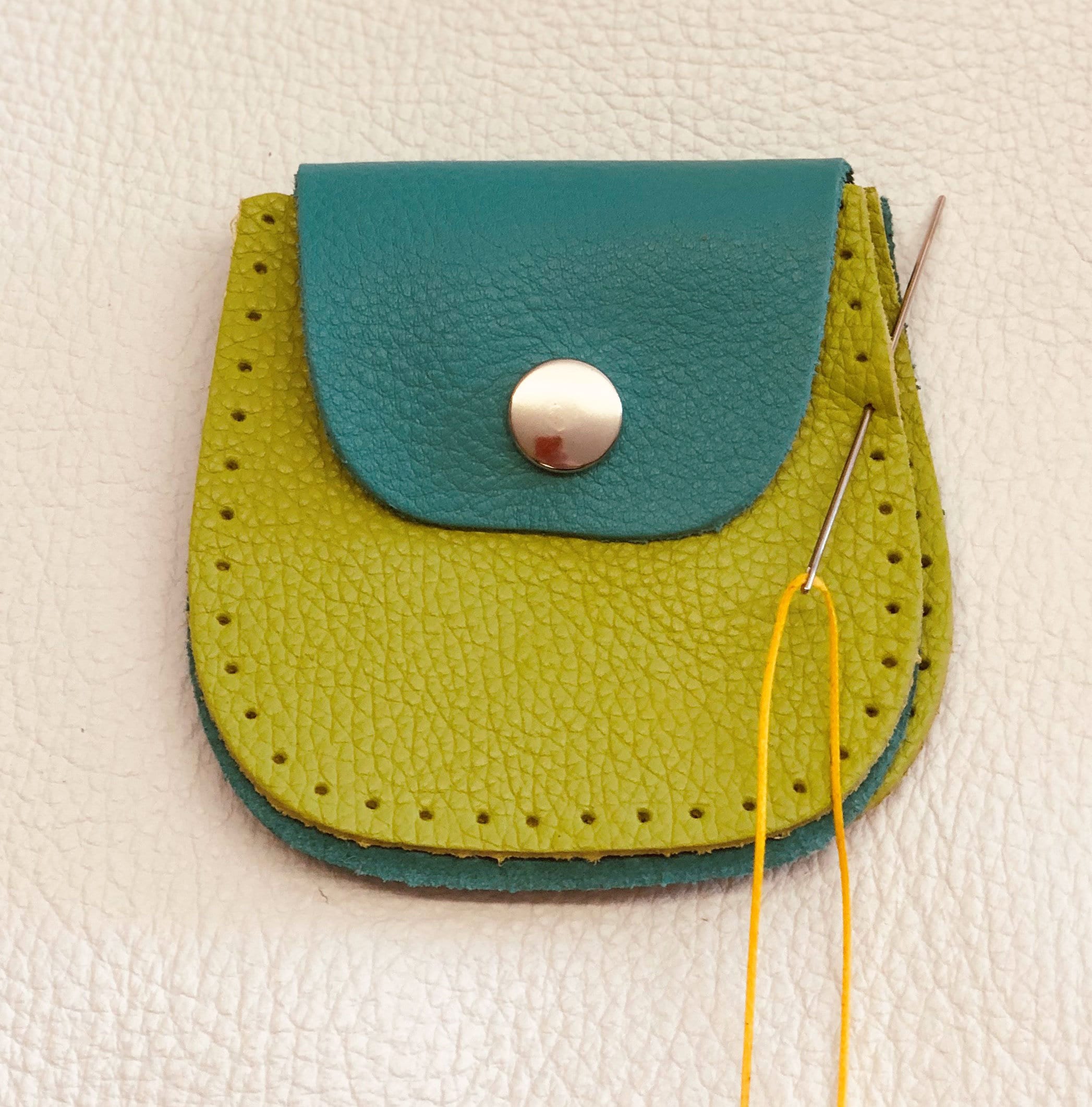 DIY Purse Kit With 2 Pockets Purse Kit With Two Pockets Leather Purse