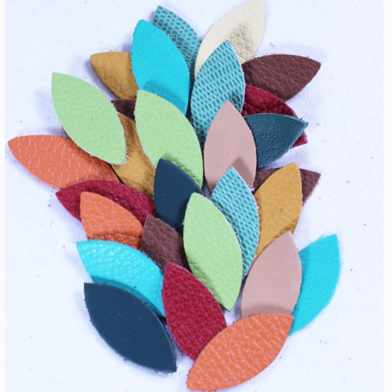 Leather Leaf Bag Decoration