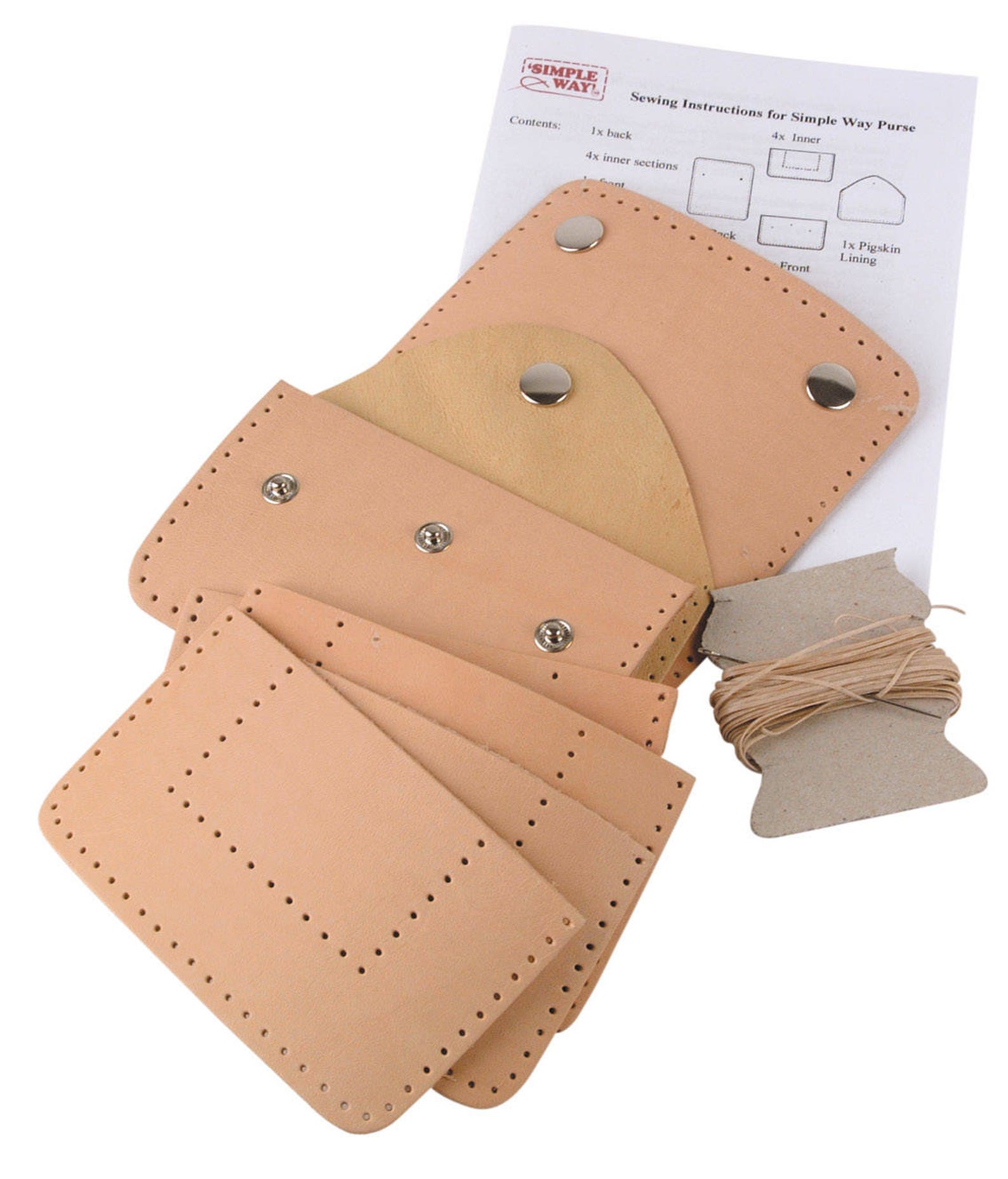 Leather Purse Kit leather Wallet Kit Women Wallet Kit Women Etsy