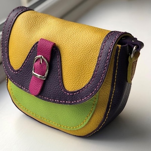 Leder Crossbody Handtasche DIY Kit Schultertasche Ledertasche do it yourself