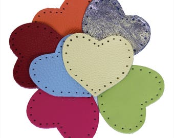 Leather Hearts Heart Hearts