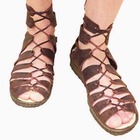 ladies roman sandals