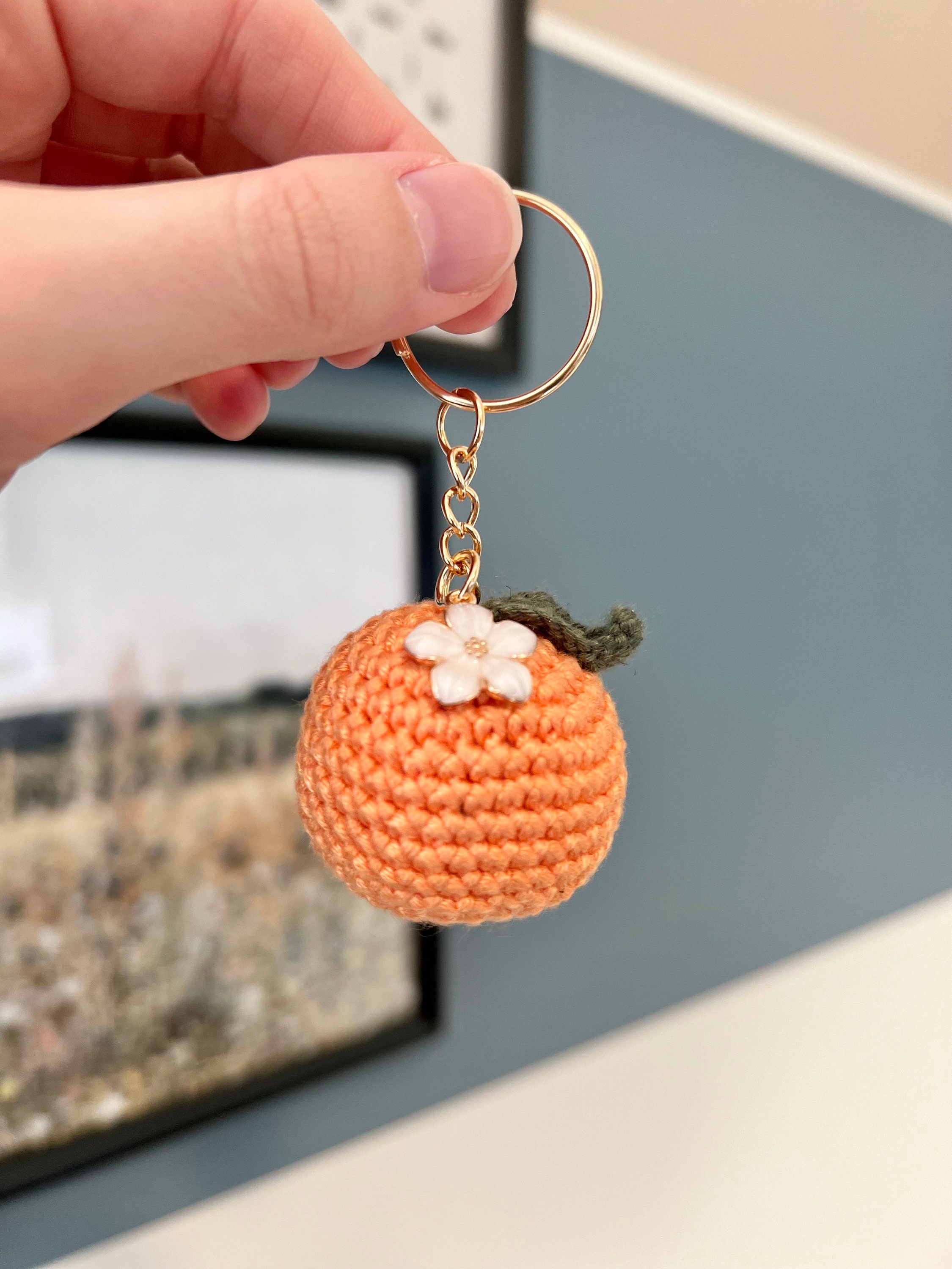 キーホルダー・キーリング HEREU Woman Key chain Orange WBBOMK CLEMENTINE Clementine Keychain - Etsy