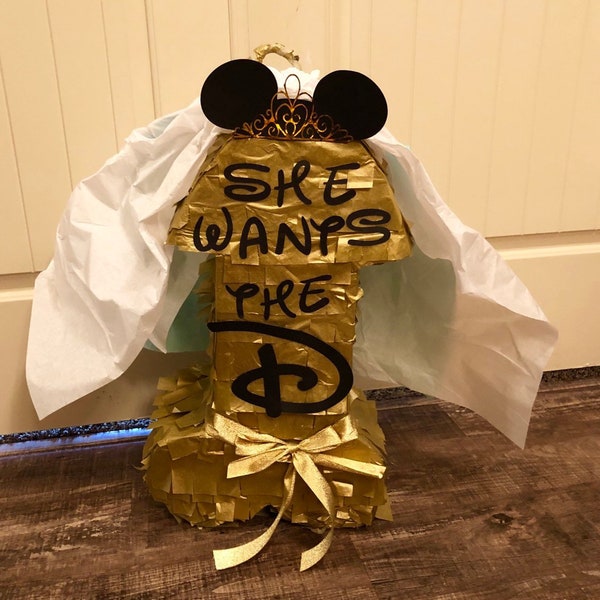 Disney inspired bachelorette party pinata, disney bachelorette, adult pinata, Disney penis piñata