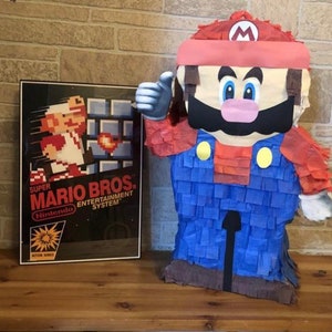 Super Mario brothers piñata, Mario Birthday image 10
