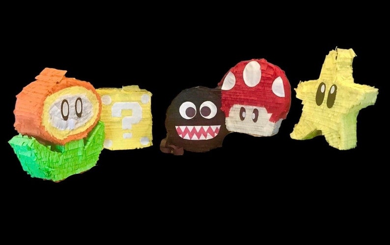 Super Mario brothers piñata, Mario Birthday image 1