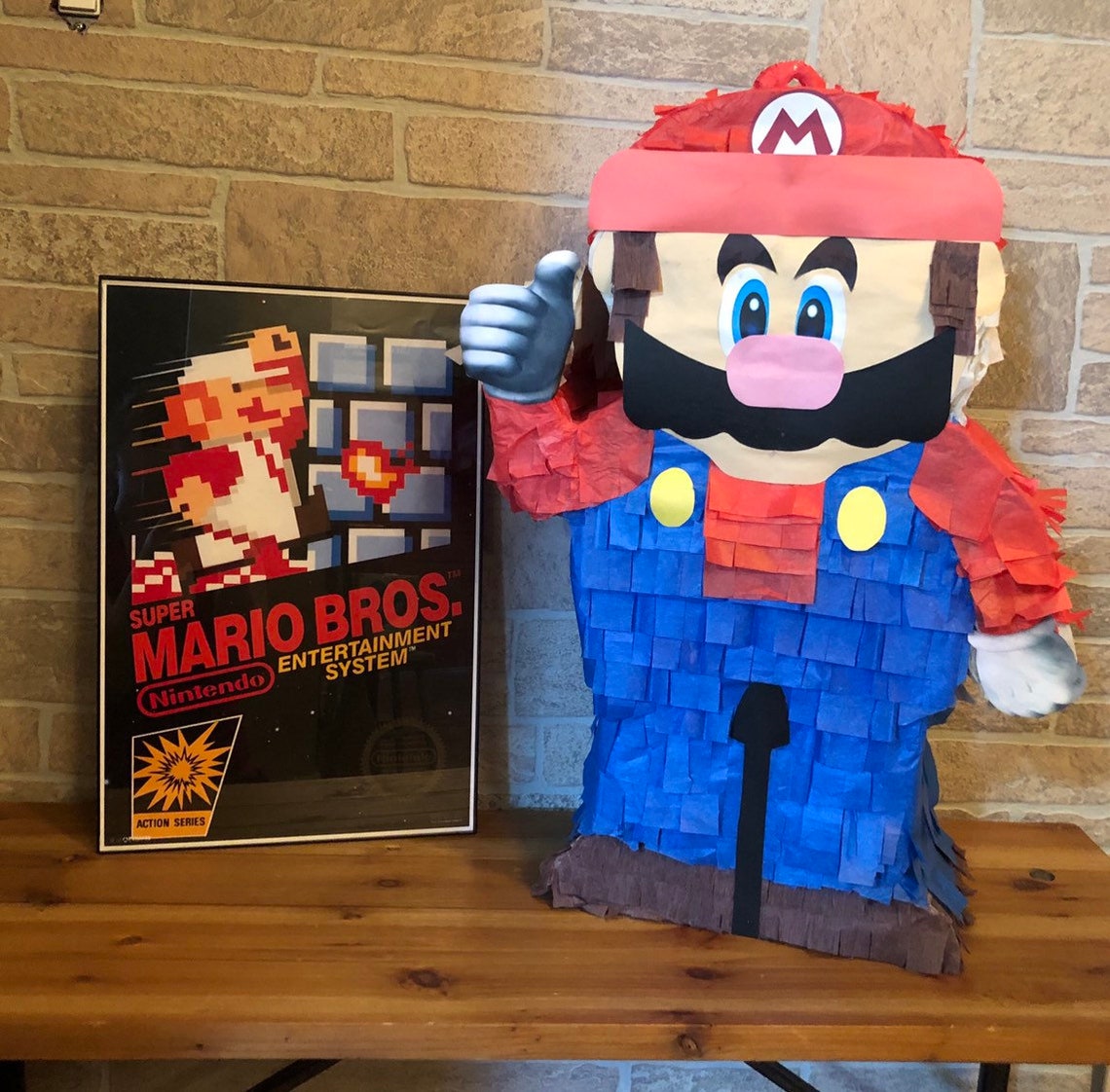 Mario Inspired Piñata Super Mario Piñata Etsy