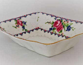 Royal Albert Petit Point Butter Platter