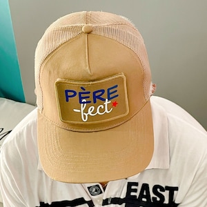 casquette homme, père-fect, casquette papa, casquette personnalisé image 1