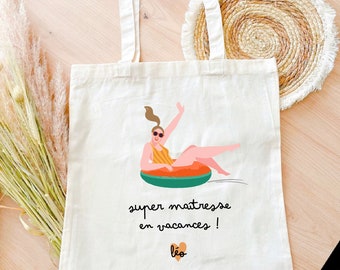 bolso super mistress en vacaciones, bolso mistress personalizado, regalo mistress de fin de año