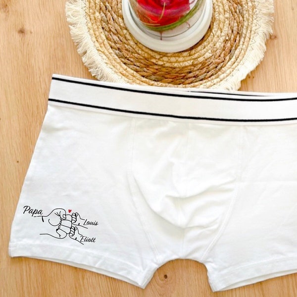 Personalized men's boxers, dad boxers, dad gift, Father's Day