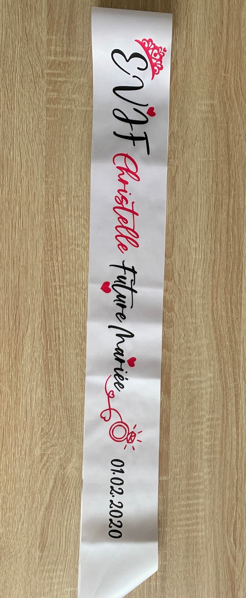 Ceinture Bride To Be Écharpe 'Bride To Be' Rose Et Or - Accessoire EVJF, Enterrement Vie De Jeune Fille Décoration Enterrement Vie Jeune Fille