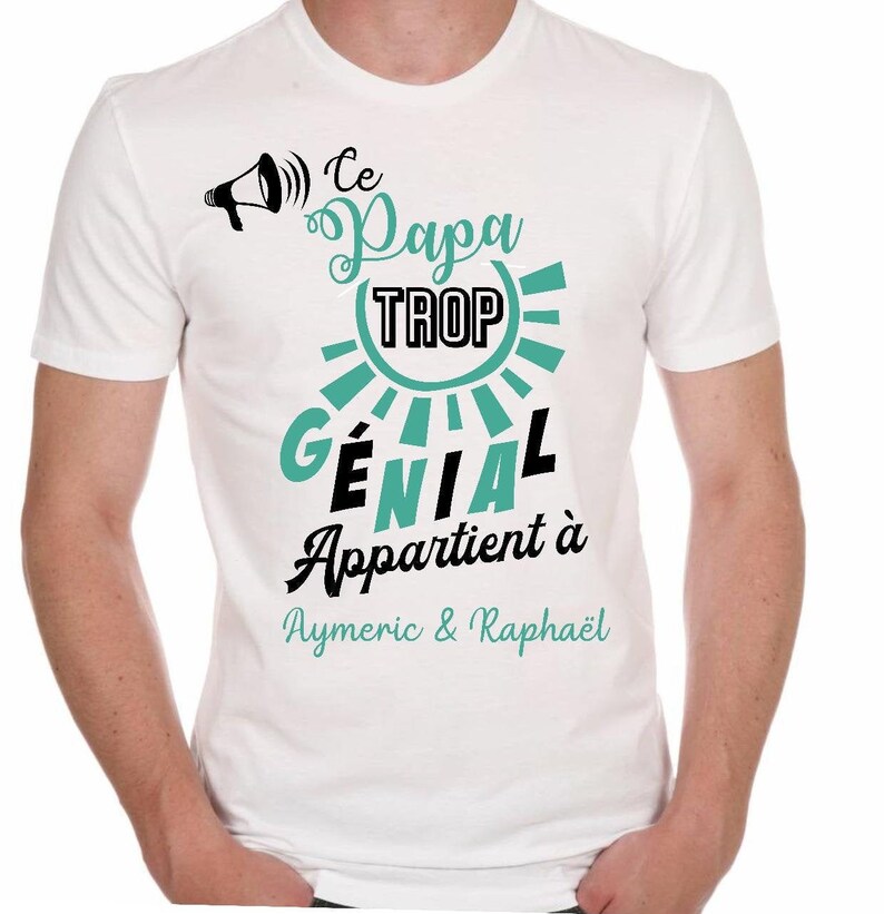 t shirt papa et bebe