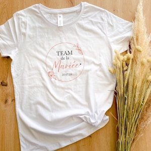 EVJF t-shirt, bride&#39;s team - the bride - EVJF - bride&#39;s team - bride&#39;s witness, personalized EVJF t-shirt