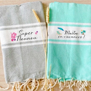 Personalized foutas, mistress foutas, mistress gift, atsem gift, nanny