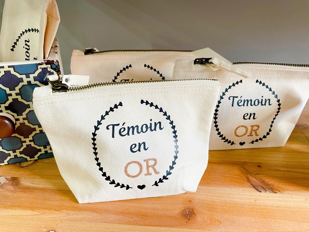 Trousse temoin en or cadeau temoin de mariage trousse mariage kit temoin Etsy France