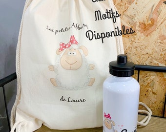 Sac à dos personnalisé, sac à dos enfant personnalisé, sac maternelle, sac prénom enfant, sac personnalisé