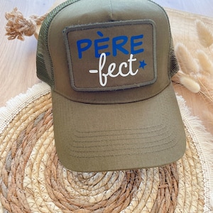 Herrenmütze, Vater-Fect, Papa-Mütze, personalisierte Mütze