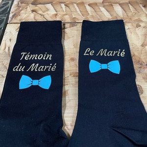 wedding sock, personalized socks, witness gift, married sock, wedding, men's socks, wedding guest gift image 6