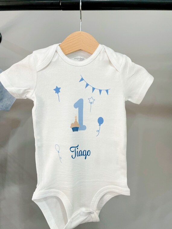 Body bebe 1 an premier anniversaire body personnalise body one anniversaire bebe 1 an fille 1 an garcon Etsy France