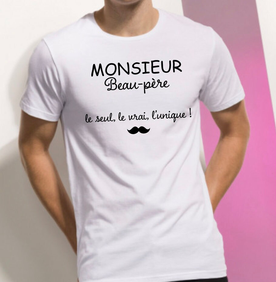 Beau-papa merci de supporter ma mère Cadeau Père' T-shirt Homme