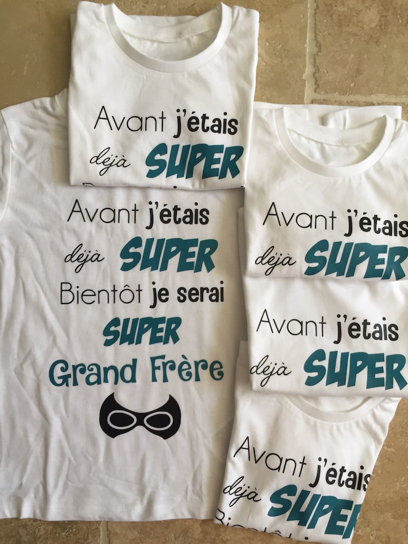 Enfant Avant j'étais super, bientôt Je Serai un Grand Frère T-Shirt