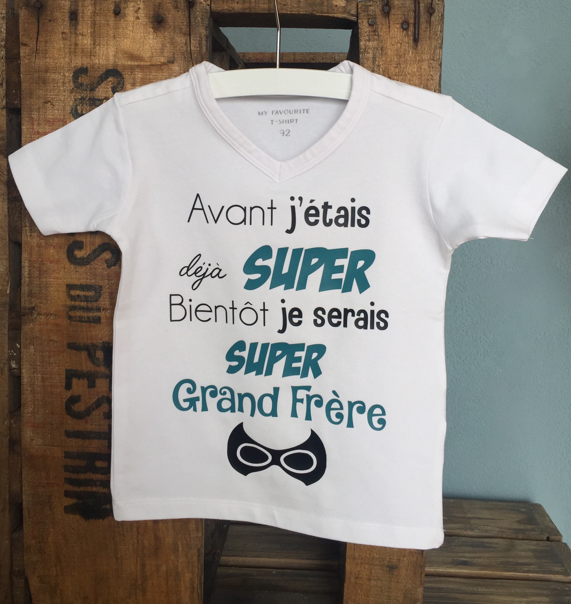 Futur grand frère tshirt super grand frère tee shirt Etsy